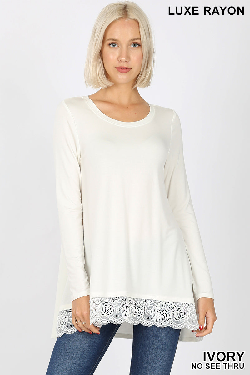 Luxe Long Sleeve with Lace