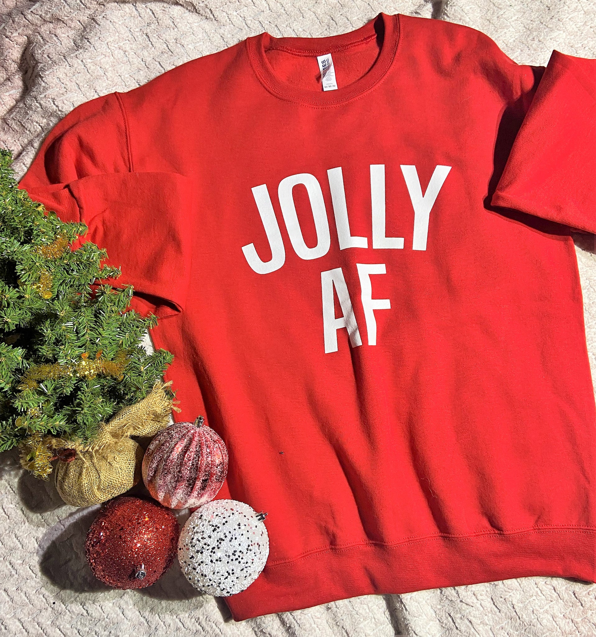 Jolly AF Red Sweatshirt