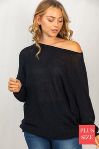 Dolman Long Sleeve knit Sweater