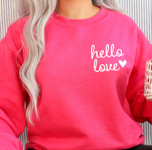 HELLO LOVE  Sweatshirt