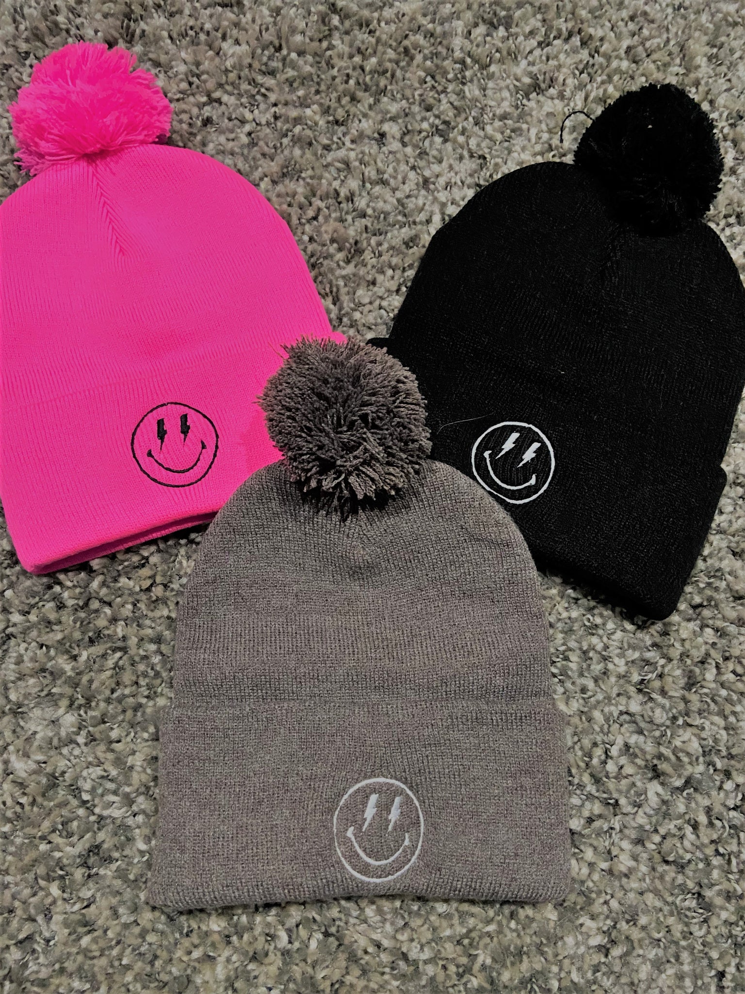 Smile Pom Beanie